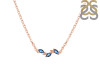 Labradorite & White Topaz Necklace LBD-RDN-460.