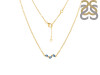 Labradorite & White Topaz Necklace LBD-RDN-460.