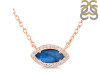 Labradorite & White Topaz Necklace With Adjustable Slider Lock LBD-RN-61.