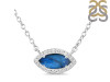 Labradorite & White Topaz Necklace With Adjustable Slider Lock LBD-RN-61.