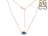 Labradorite & White Topaz Necklace With Adjustable Slider Lock LBD-RN-61.