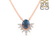 Labradorite & White Topaz Necklace LBD-RN-72.