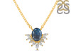 Labradorite & White Topaz Necklace LBD-RN-72.