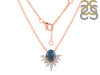 Labradorite & White Topaz Necklace LBD-RN-72.