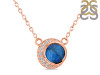 Labradorite & White Topaz Necklace LBD-RN-83.
