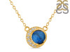 Labradorite & White Topaz Necklace LBD-RN-83.