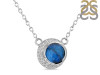 Labradorite & White Topaz Necklace LBD-RN-83.