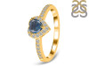 Labradorite & White Topaz Ring LBD-RR-423.