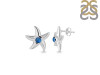 Labradorite Star Fish Stud Earring LBD-RUE-1.