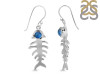 Labradorite Fish Bone Earring LBD-RUE-17.