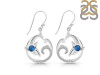 Labradorite & White Topaz Dolphin & Waves Earring LBD-RUE-20.