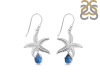 Labradorite & White Topaz Star Fish Earring LBD-RUE-31.