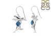 Labradorite & White Topaz Penguin Earring LBD-RUE-40.
