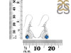 Labradorite & White Topaz Penguin Earring LBD-RUE-44.