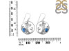 Labradorite & White Topaz Mermaid Earring LBD-RUE-57.