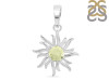Libyan Desert Glass Sun Pendant LDG-RDN-152.