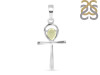 Libyan Desert Glass Ankh Pendant LDG-RDN-168.
