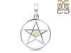 Libyan Desert Glass Pentacle Pendant LDG-RDN-171.