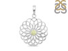 Libyan Desert Glass Flower Of Life Pendant LDG-RDN-177-A.