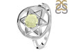 Libyan Desert Glass Pentacle Ring LDG-RDR-2137.