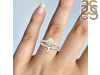 Libyan Desert Glass Holy Cross Ring LDG-RDR-2148.