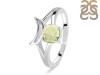 Libyan Desert Glass Crescent Moon Ring LDG-RDR-2151.