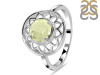 Libyan Desert Glass Flower Ring LDG-RDR-2162.
