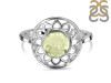 Libyan Desert Glass Flower Ring LDG-RDR-2162.