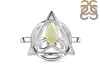 Libyan Desert Glass Triquetra Ring LDG-RDR-2166.