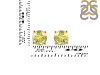 Lemon Quartz Stud Earring LEM-RDE-1353.