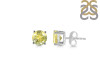 Lemon Quartz Stud Earring LEM-RDE-1353.