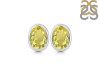 Lemon Quartz Stud Earring LEM-RDE-1370.