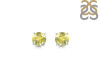 Lemon Quartz Stud Earring LEM-RDE-1436.