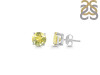 Lemon Quartz Stud Earring LEM-RDE-1436.