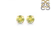 Lemon Quartz Stud Earring LEM-RDE-1437.