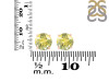 Lemon Quartz Stud Earring LEM-RDE-1437.