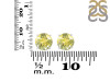 Lemon Quartz Stud Earring LEM-RDE-1437.
