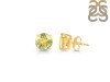 Lemon Quartz Stud Earring LEM-RDE-1437.