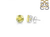 Lemon Quartz Stud Earring LEM-RDE-1437.