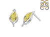 Lemon Quartz Stud Earring LEM-RDE-26.