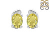 Lemon Quartz Stud Earring LEM-RDE-28.