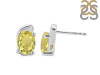 Lemon Quartz Stud Earring LEM-RDE-28.