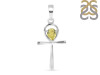 Lemon Quartz Ankh Pendant LEM-RDN-168.