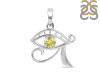 Lemon Quartz Eye Of Horus Pendant LEM-RDN-173.