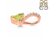 Lemon Quartz & White Topaz Pendant LEM-RDP-540.