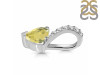 Lemon Quartz & White Topaz Pendant LEM-RDP-540.