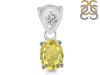 Lemon Quartz Pendant LEM-RDP-551-V-LOOP.