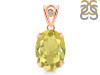 Lemon Quartz Pendant LEM-RDP-744-V-LOOP.