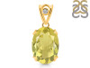 Lemon Quartz Pendant LEM-RDP-744-V-LOOP.