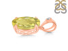 Lemon Quartz Pendant LEM-RDP-744-V-LOOP.